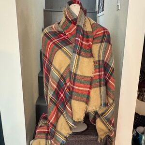 Soft Plaid wrap 52" square